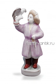 Казахский мальчик с беркутом