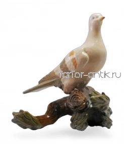 Голубь на ветке - Гжель