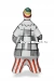 Клоун с гармошкой
