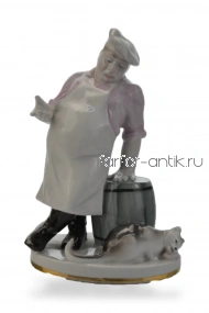 Кот и повар - Ленинградский фарфоровый завод