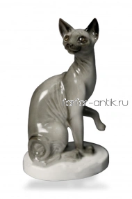 Кошка-Сфинкс Серый - Императорский фарфоровый завод