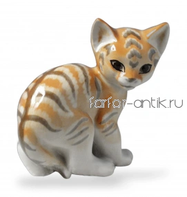 Кошка Рыжая - Императорский фарфоровый завод