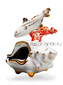 Ракушка с рыбкой