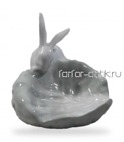 Пепельница "Заяц с капустой"