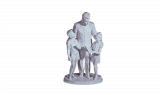 Товарищ Сталин с детьми - Ленинградский фарфоровый завод