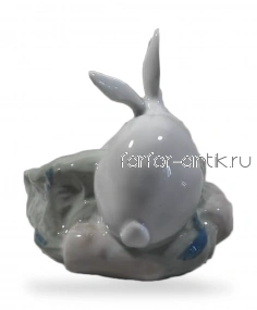 Пепельница "Заяц с капустой"