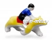 Ребёнок на мишке