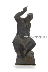 Кот и повар - Полонский завод художественной керамики